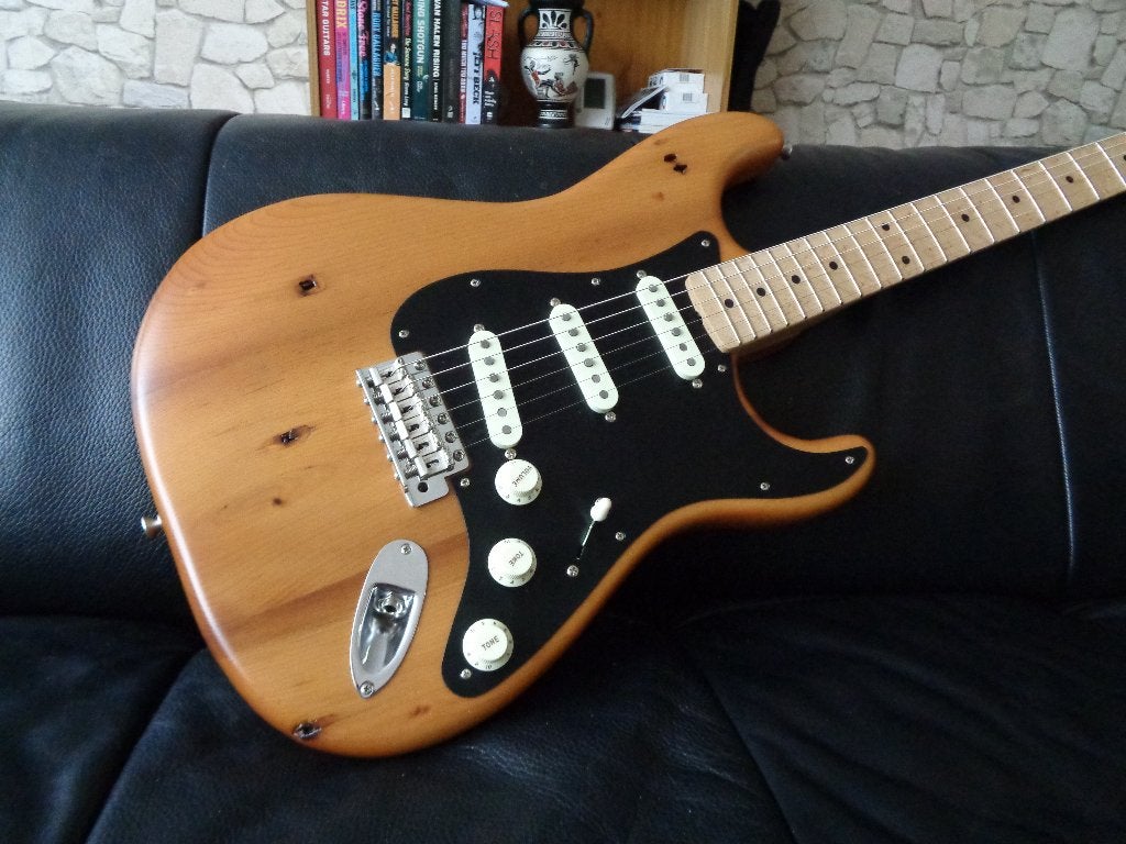 Fender American vintage 59 pine stratocaster, USA , ruilen, Ophalen, Zo goed als nieuw, Solid body, Fender