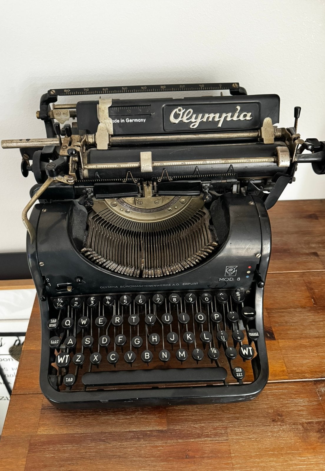 Olympia Typmachine, Diversen, Typemachines, Ophalen, Gebruikt
