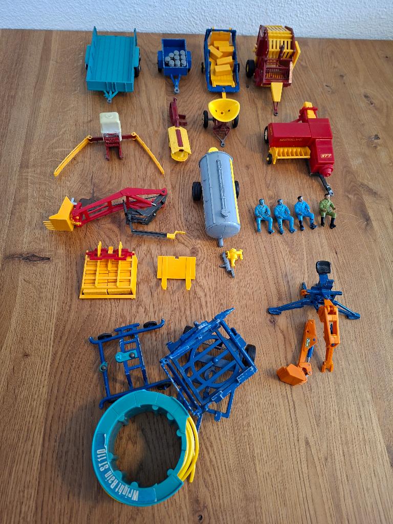 Lot met diverse Britains landbouw voertuigen, Ophalen of Verzenden, Gebruikt, Tractor of Landbouw, Britains