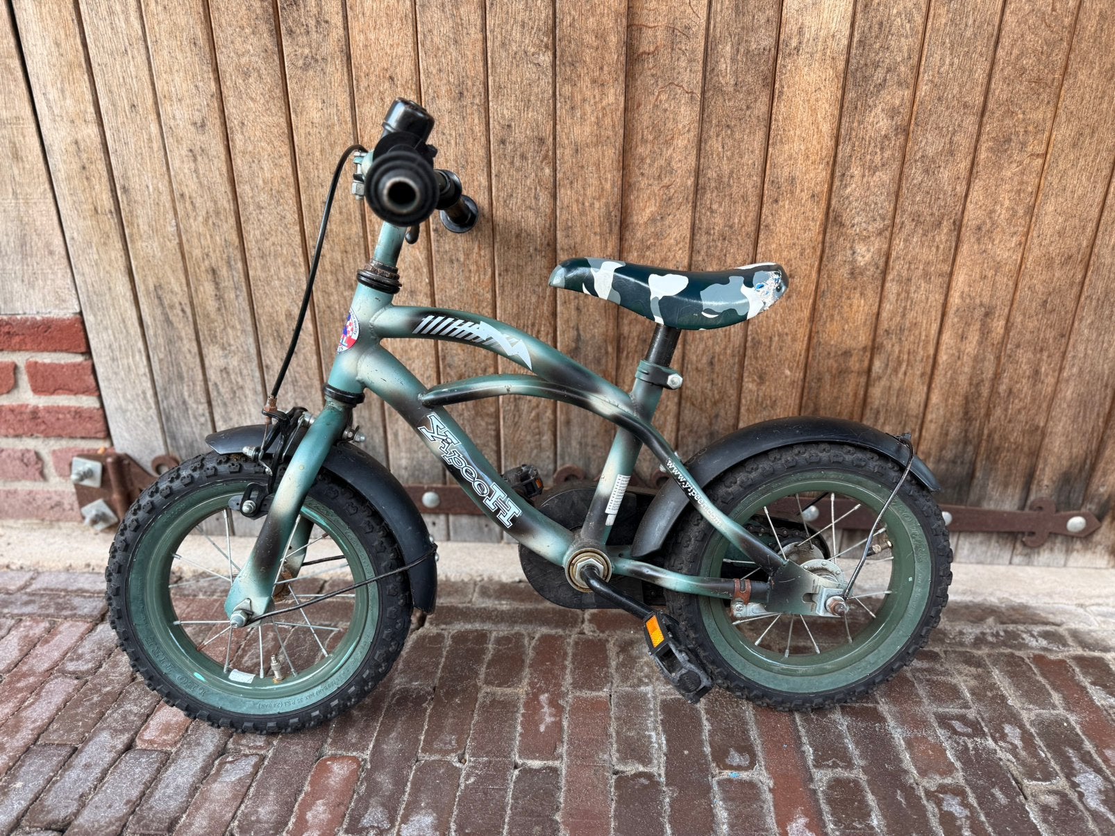Kinderfiets 12 inch, Ophalen, Zo goed als nieuw, Staal, Minder dan 16 inch