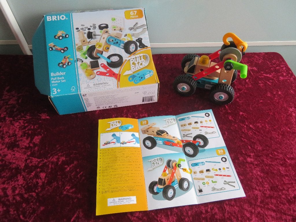 BRIO Houten Speelgoed met Pull Back Motor, Ophalen of Verzenden, Zo goed als nieuw, Overige typen
