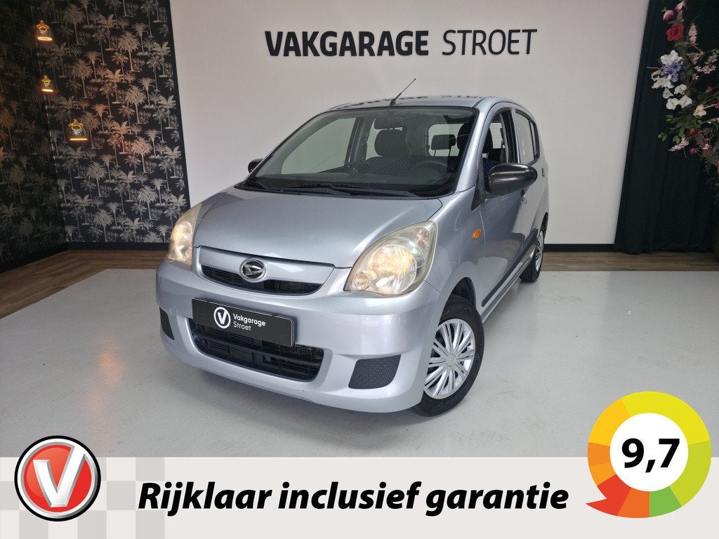 Daihatsu Cuore 1.0 Clever | 1e eigen.| onderh.bkje | beurt |, Auto's, Stof, Zwart, 18 €/maand, 4 stoelen