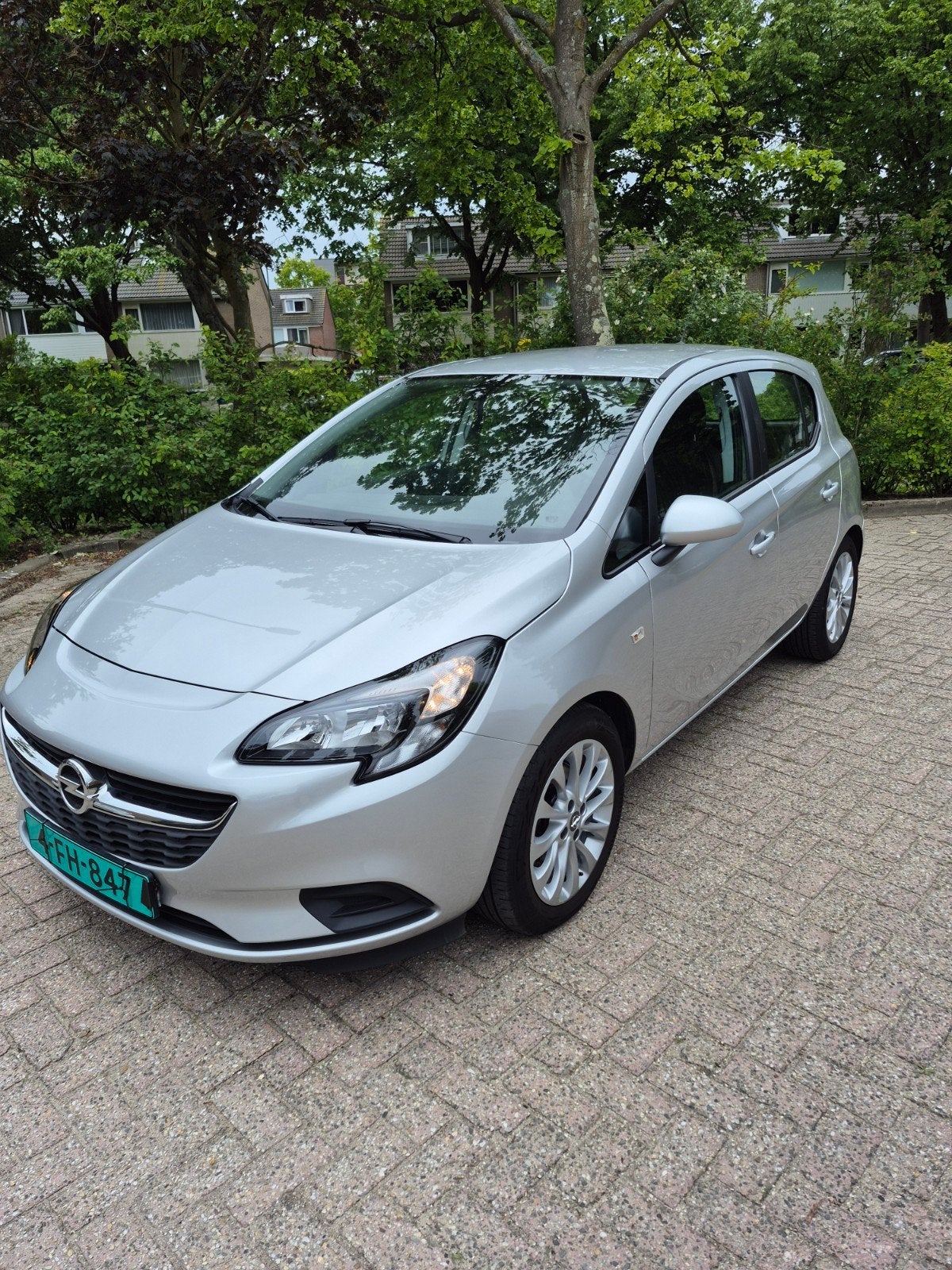 Opel Corsa 1.0 Turbo S&S 90pk 5d 2019 Grijs, Auto's, Voorwielaandrijving, Stof, Euro 6, 49 €/maand