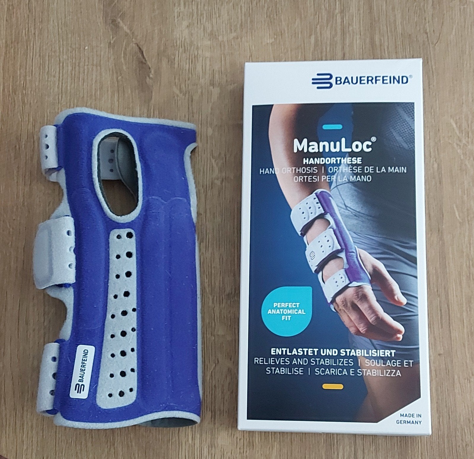 Bauerfeind Manuloc handorthese, brace,, Diversen, Braces, Zo goed als nieuw, Ophalen of Verzenden