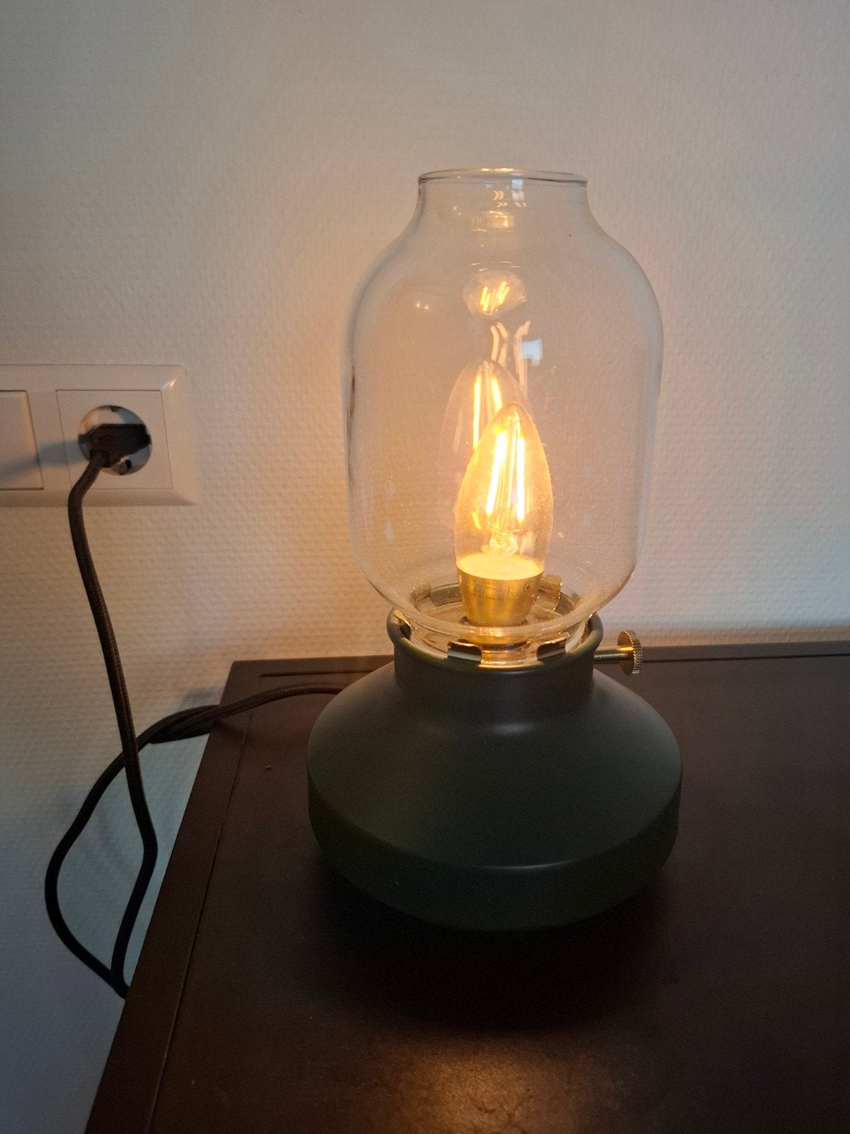 IKEA TÄRNABY Tafellamp - Groen, Dimbare Sfeerlamp, Ophalen, Groen, Glas, IKEA