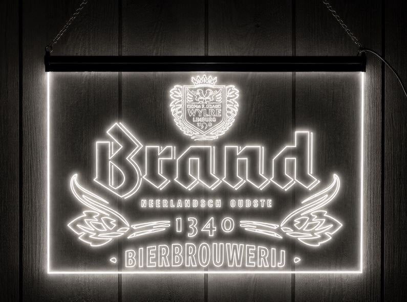Led bord brand bier, Verzamelen, Ophalen of Verzenden, Nieuw, Reclamebord, Plaat of Schild, Brand