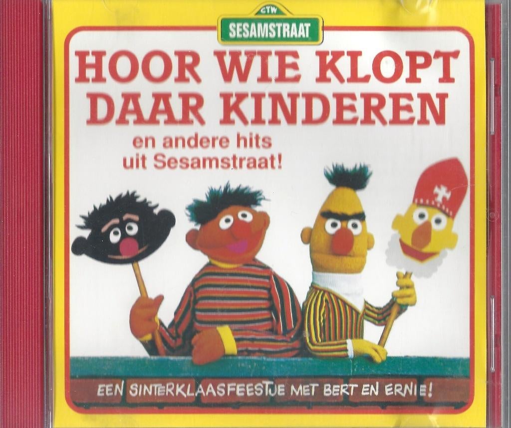 Hoor wie klopt daar kinderen- Bert & Ernie- CD- SINTERKLAAS, Ophalen of Verzenden, Zo goed als nieuw, Sinterklaas