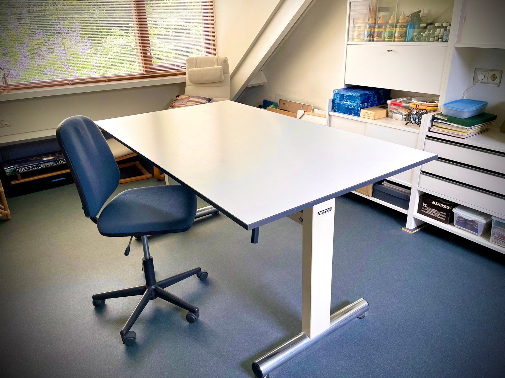 TEKENTAFEL 170 x 10O CM, Ophalen, Overige typen, Gebruikt, Metaal
