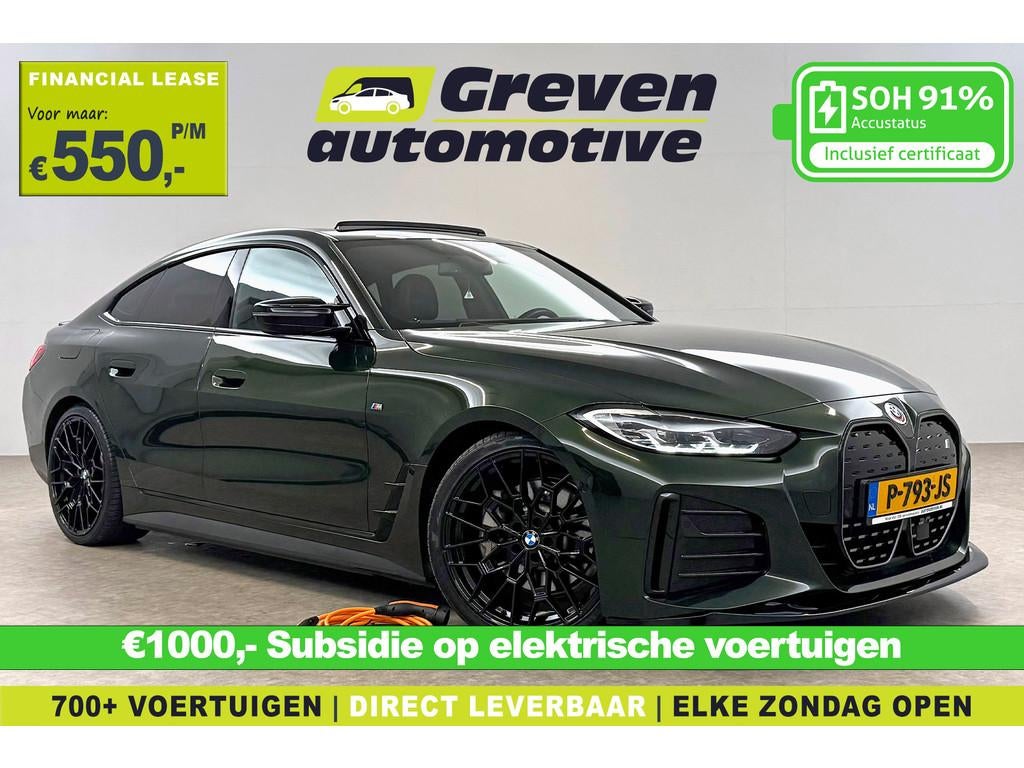 BMW i4 eDrive40 84 kWh M-Sport | M-Performance kit | Pano |, Auto's, BMW, Bedrijf, Te koop, i4, ABS, Achteruitrijcamera, Adaptive Cruise Control