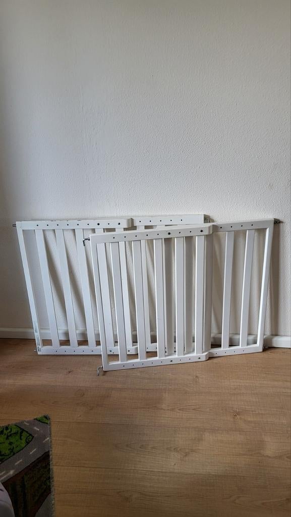 2 traphekjes poortjes hekjes hekje hek, Ophalen, Gebruikt, Hout, 100 tot 115 cm