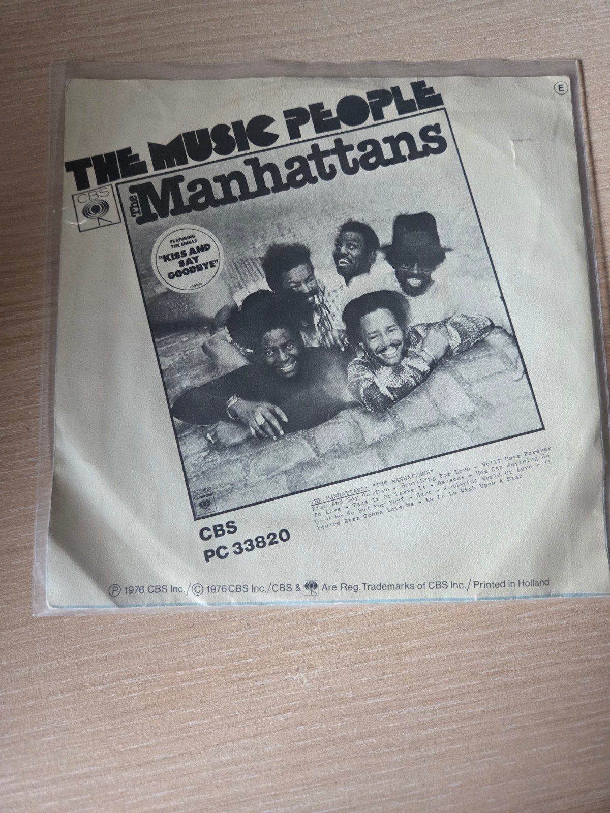 The Manhattans - Kiss and Say Goodbye (Vinyl Single), Gebruikt, 7 inch, Overige typen, R&B en Soul