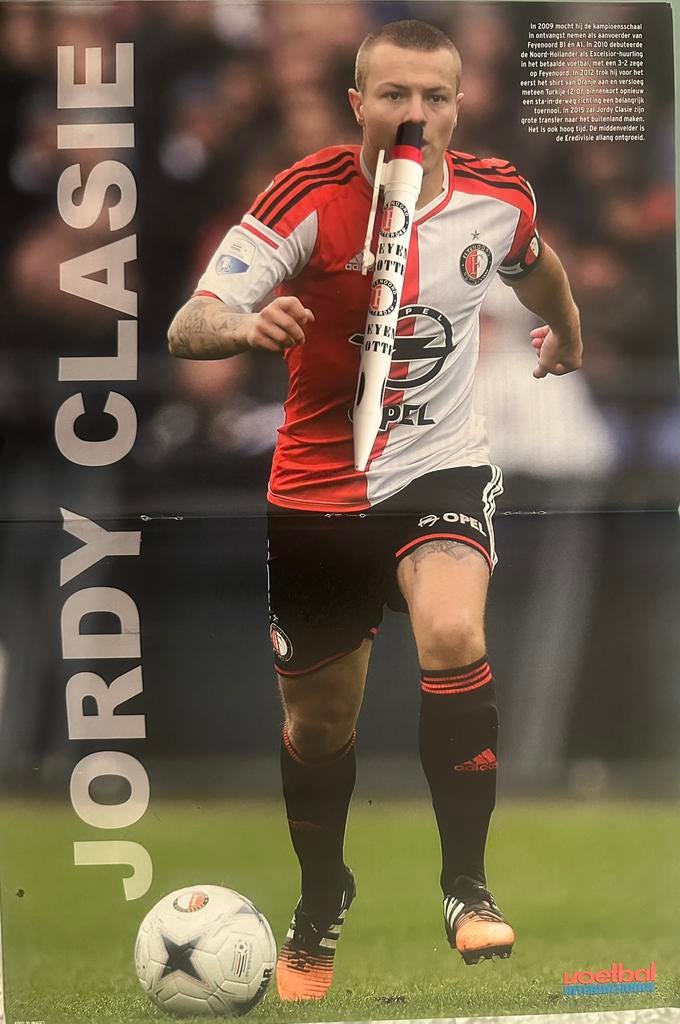 Posters diverse spelers Feyenoord, Verzamelen, Ophalen of Verzenden, Zo goed als nieuw, A1 t/m A3, Sport