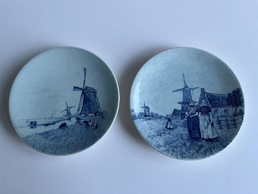 Petrus Regout bordjes 14 cm, Ophalen of Verzenden