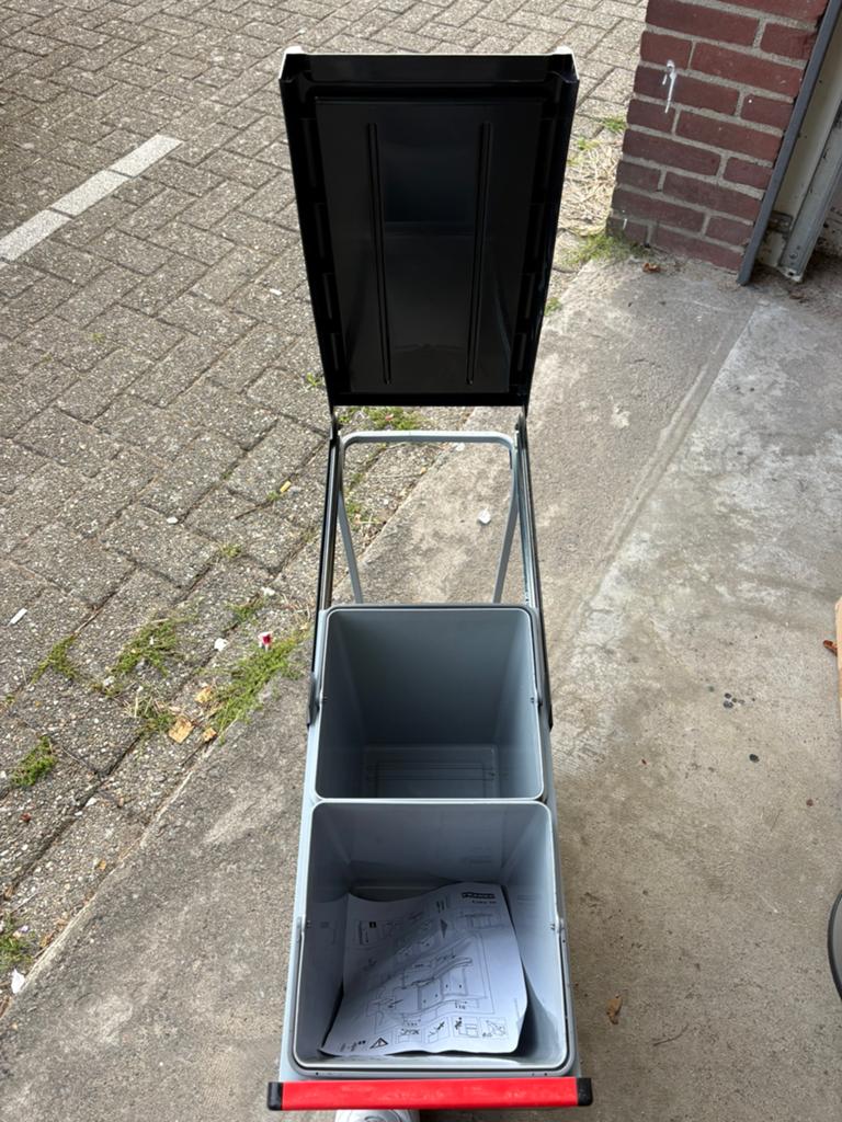 Inbouw prullenbak, Huis en Inrichting, Woonaccessoires | Prullenbakken, Ophalen, Nieuw, Kunststof, Minder dan 50 cm