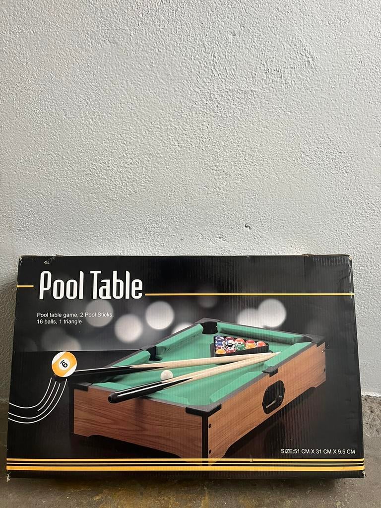 Pooltafel, Sport en Fitness, Biljarten en Poolen, Ophalen, Zo goed als nieuw, Pooltafel