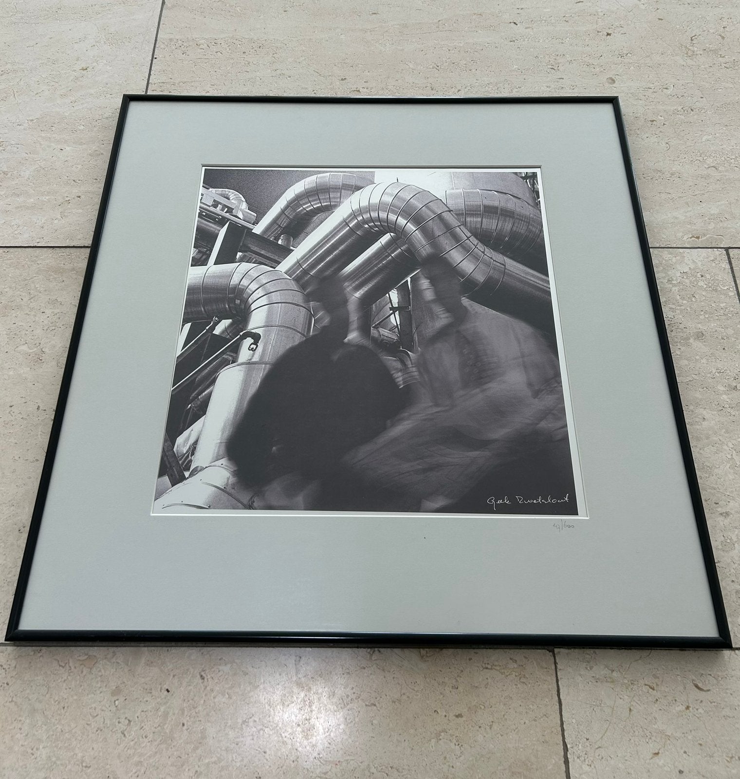Geek Zwetsloot gesigneerde en genummerde foto in lijst, Ophalen, Zo goed als nieuw, Minder dan 50 cm, Foto of Poster
