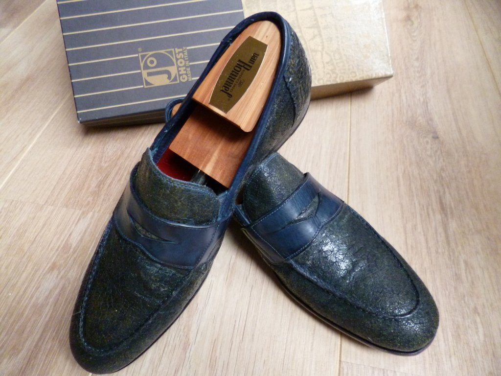 Nieuwe exclusieve Jo Ghost loafers., Loafers, Blauw, Nieuw, Ophalen of Verzenden
