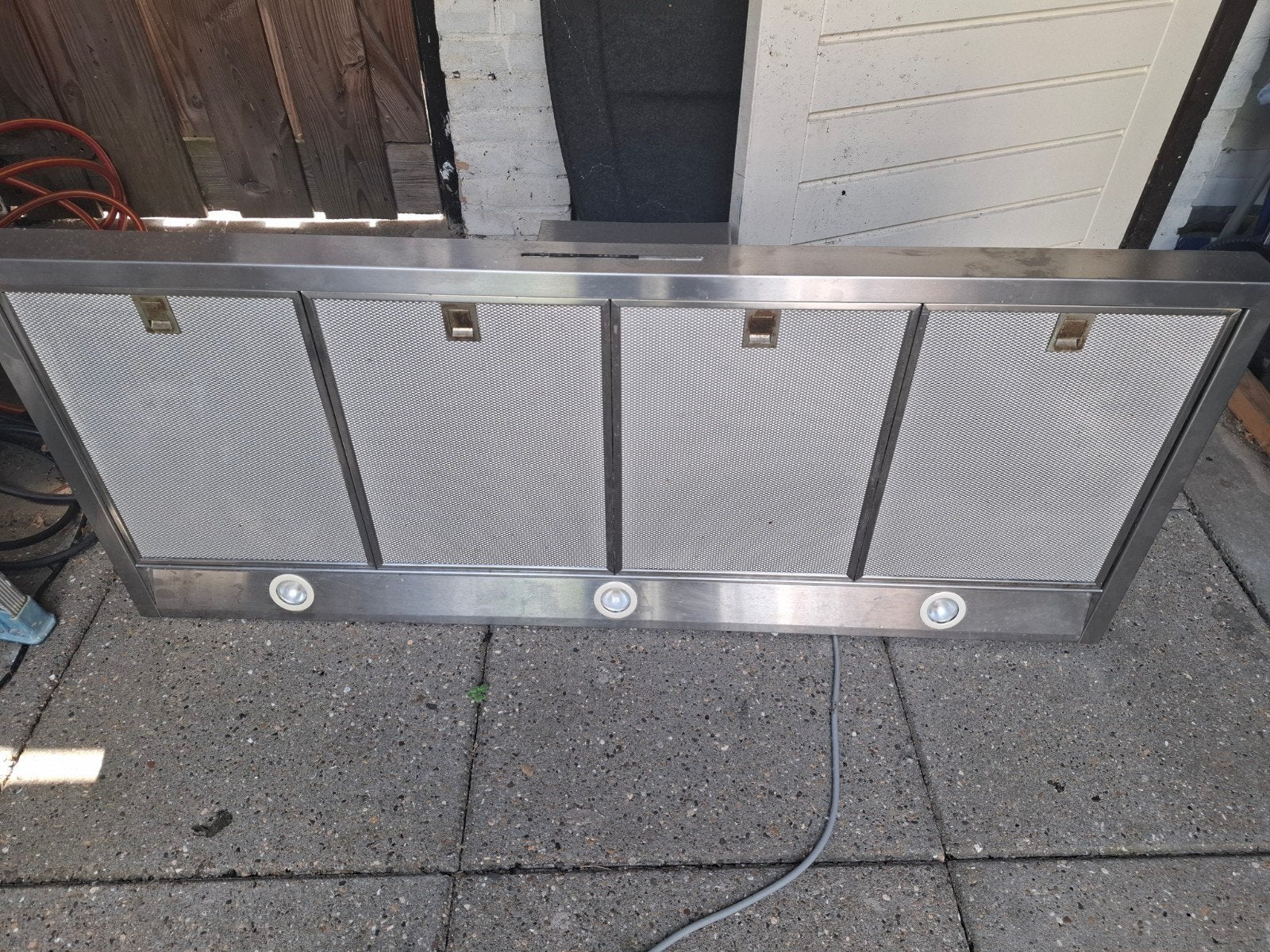 RVS Onderbouw Afzuigkap met Verlichting, Ophalen, Gebruikt, Onderbouw afzuigkap, Inbouw