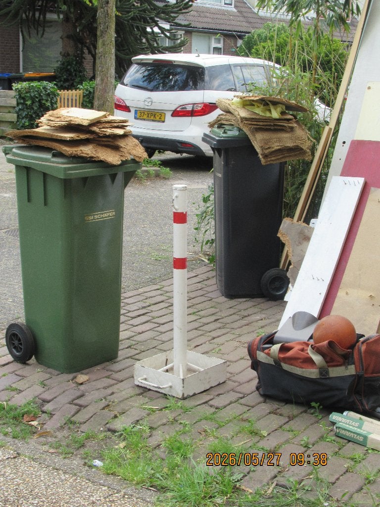 Grote groene  nieuwe kliko uit 1976. Stevig materiaal,, Ophalen, Nieuw