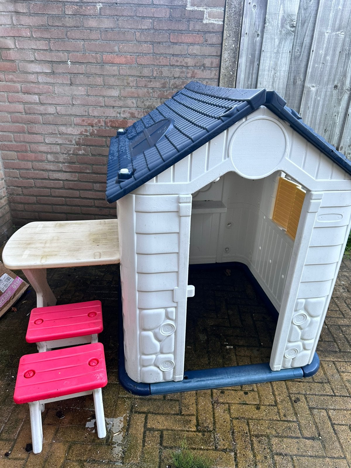 Speelhuis & glijbaan GRATIS meenemen, Ophalen, Gebruikt