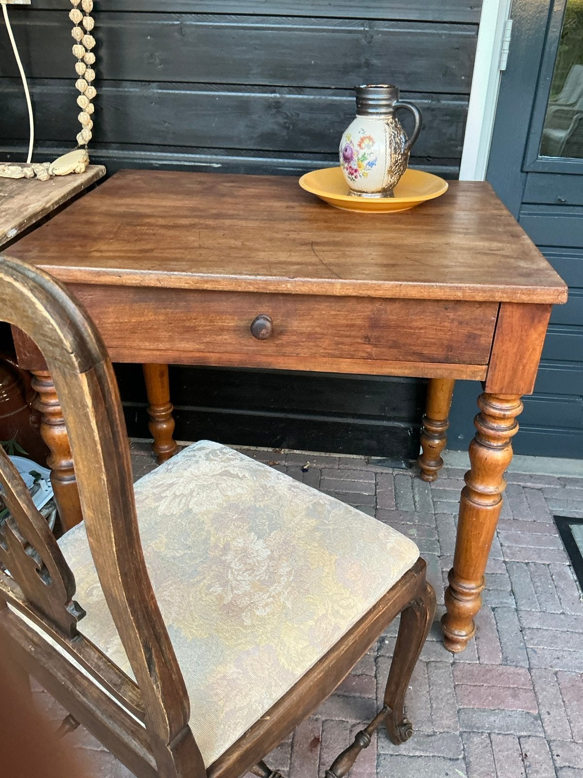 Antieke frans boeren keuken tafel, Antiek en Kunst, Ophalen