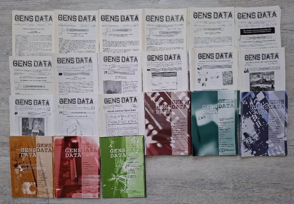 GENS DATA 1989 - 2009, Ophalen of Verzenden, Zo goed als nieuw, Overige typen