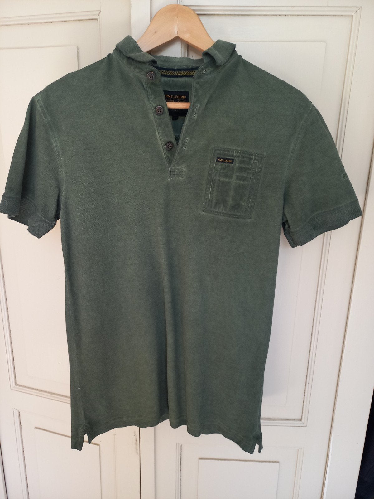PME Legend polo met capuchon - Maat S, Ophalen of Verzenden, PME Legend, Gedragen, Groen