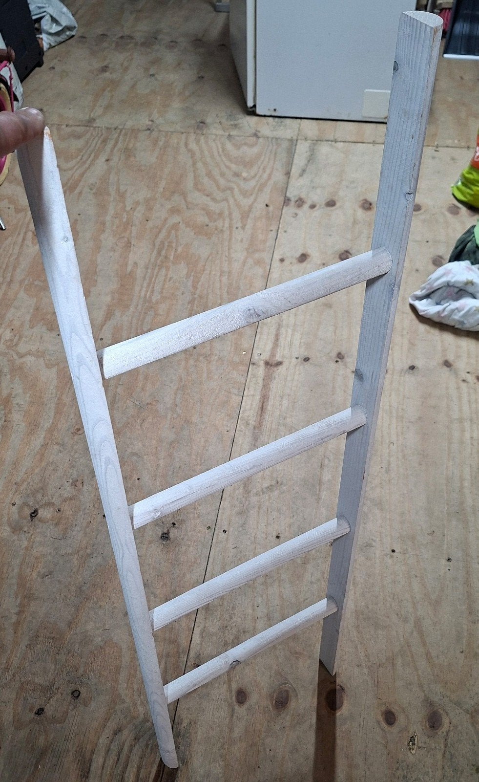 decoratie ladder Wit, Ophalen, Zo goed als nieuw, Minder dan 2 meter