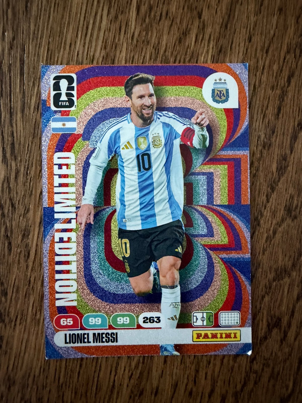 Lionel Messi -Limited Edition -WK 2026 Panini Adrenalyn XL, Ophalen of Verzenden, Nieuw, Plaatje