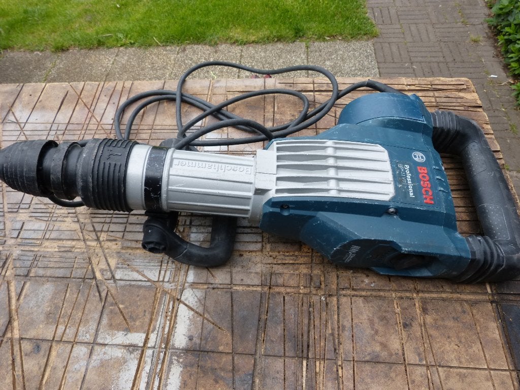 Bosch breekhamer GSH11VC met koffer, Ophalen of Verzenden, Gebruikt, 600 watt of meer, Boor- en/of Breekhamer