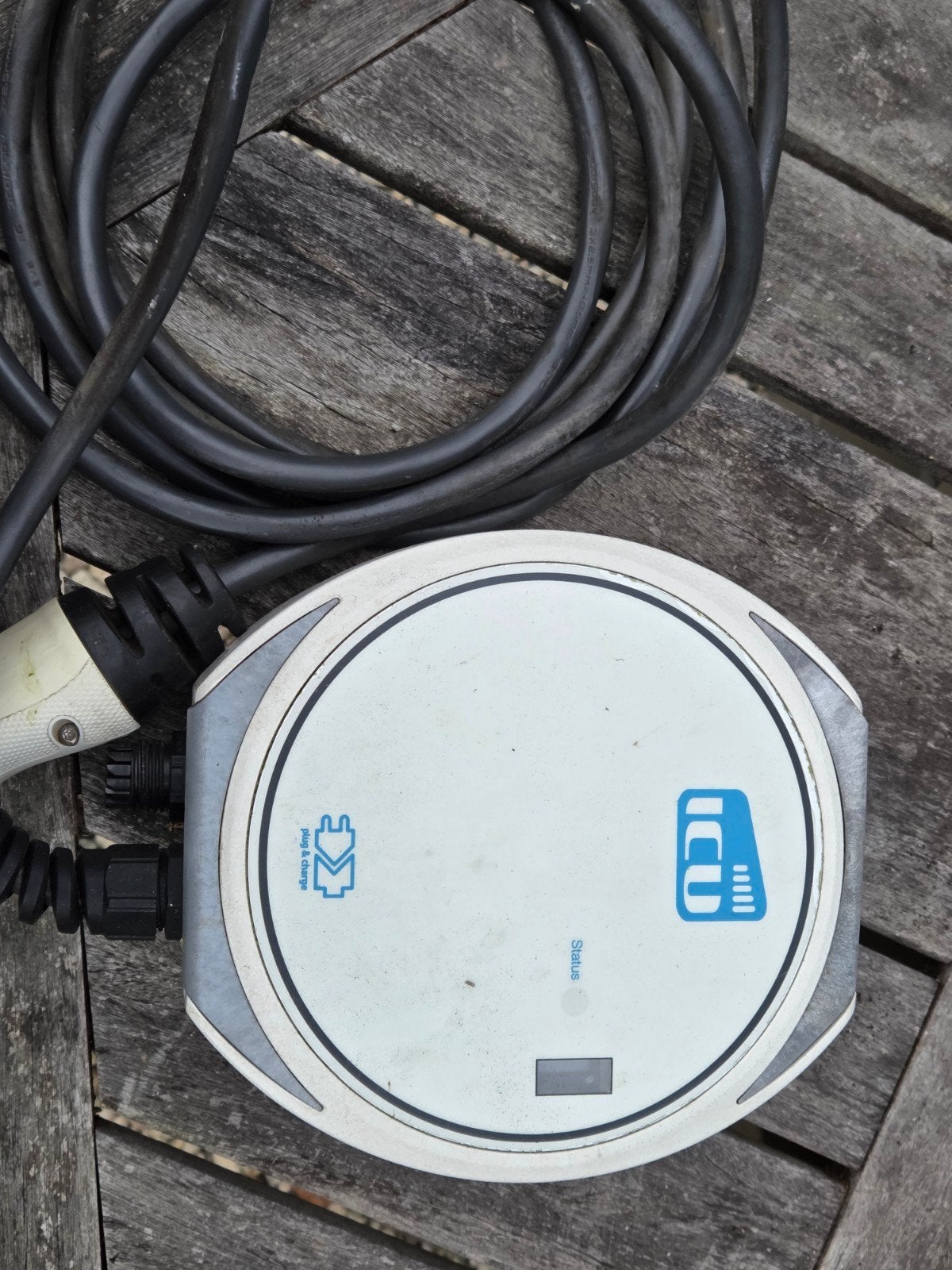 ICU Compact Mini Laadpaal met vaste kabel, Ophalen of Verzenden, Gebruikt, Laadpaal
