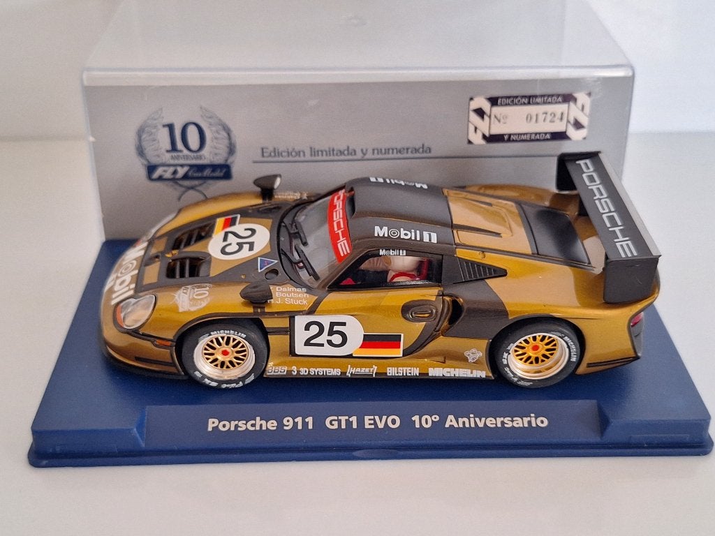 Porsche 911 GT1 10th Aniversario Limited Edition A2003, Overige merken, Racebaan, Fly, Nieuw