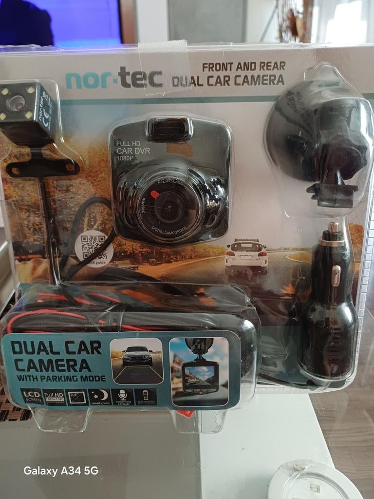 Nieuw dual car camera, Ophalen, Nieuw