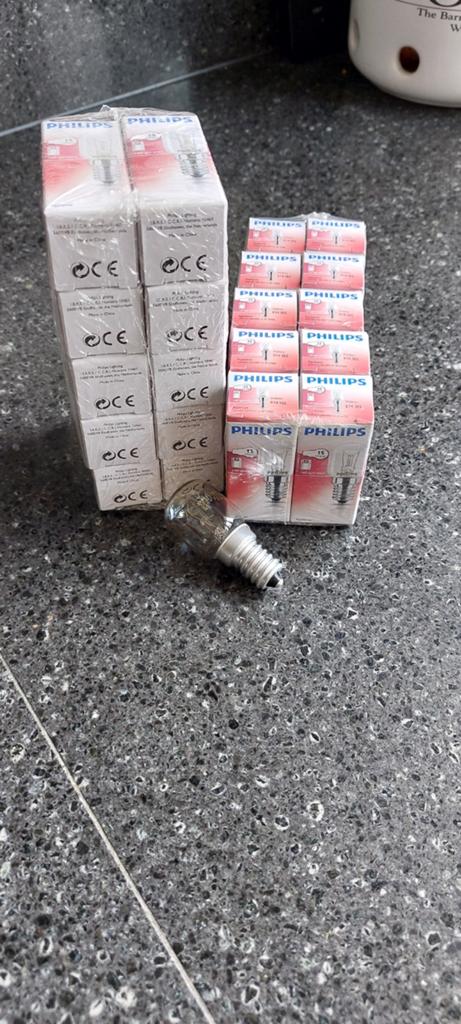 20 Philips koelkastlampjes 15W E14 - Nieuw in doos, Ophalen, Nieuw