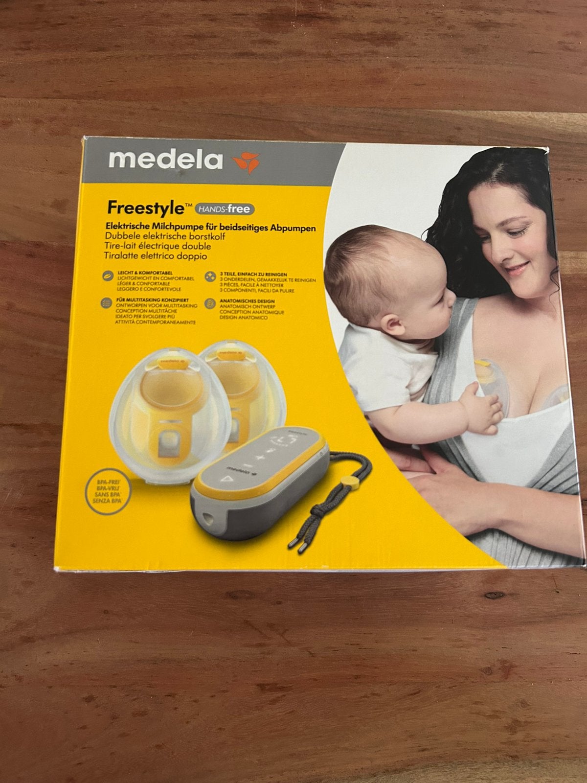 Medela freestyle handsfree borstkolf, Kinderen en Baby's, Babyvoeding en Toebehoren, Ophalen of Verzenden, Zo goed als nieuw, Borstkolf