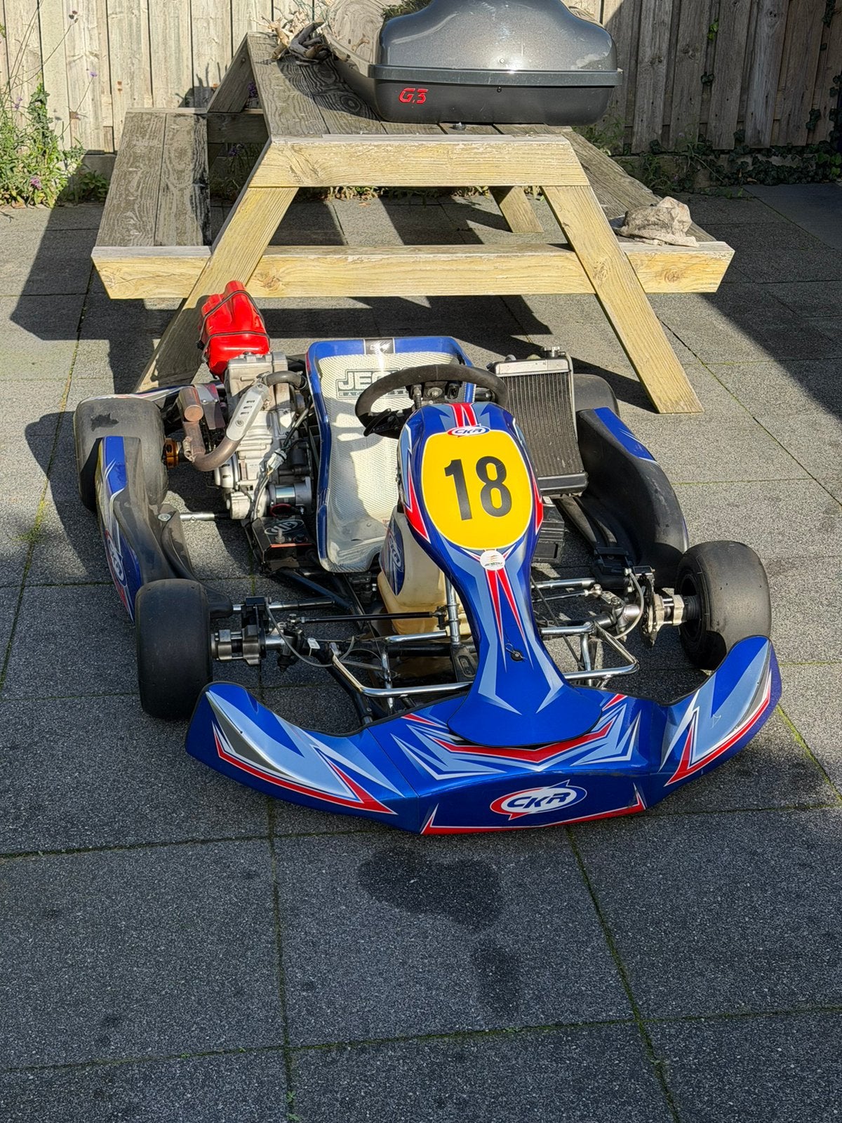Kart 250cc race blok, Ophalen, Zo goed als nieuw, Kart