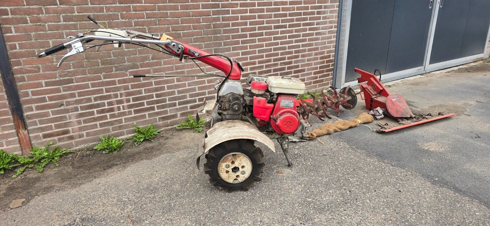 Honda F600 Twee-wielige Tractor met Accessoires, Ophalen, Honda, Glastuinbouw, Grondbewerking