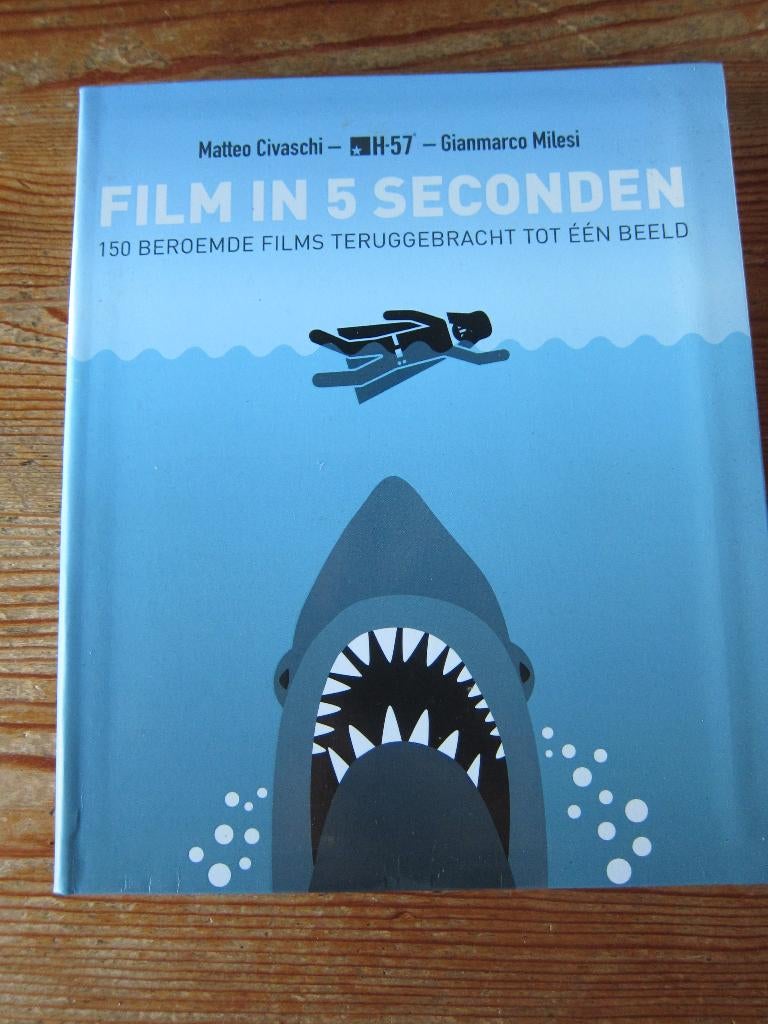 Film in 5 seconden Beroemde films teruggebracht tot 1 beeld, Boeken, Film- of Tv-bewerking, Ophalen of Verzenden, Zo goed als nieuw