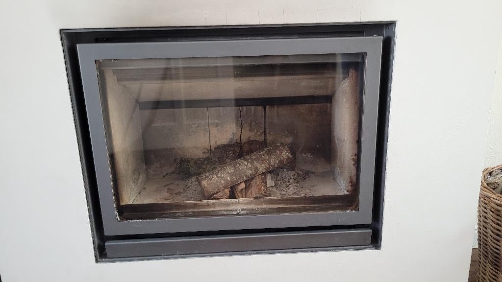 Barbas houtkachel, Huis en Inrichting, Kachels, Ophalen, Gebruikt, Houtkachel, Inbouw
