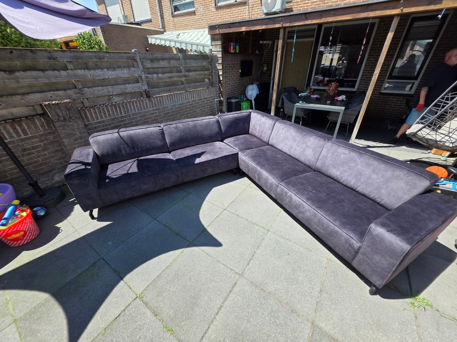 Mooie nette hoekbank in zeer goede staat, Huis en Inrichting, Banken | Bankstellen, Ophalen, 250 tot 300 cm, Hoekbank, 75 tot 100 cm