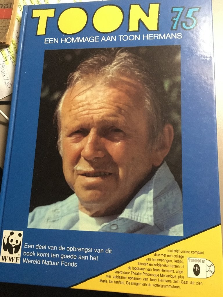boek Toon (Hermans) 75 jaar, Boeken, Biografieën, Ophalen of Verzenden, Zo goed als nieuw, Overige
