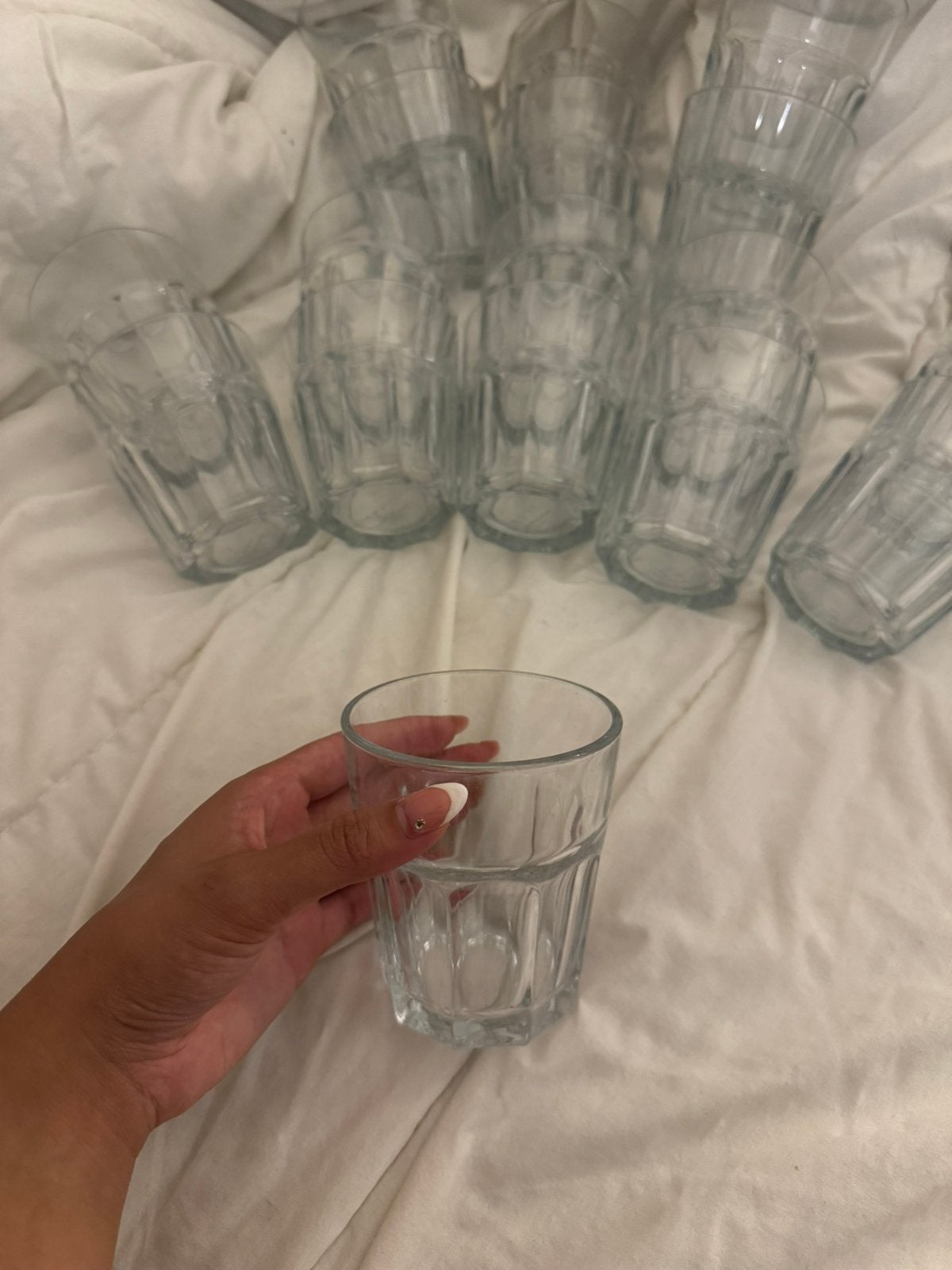 17x Ikea glazen, Ophalen, Zo goed als nieuw, Waterglas