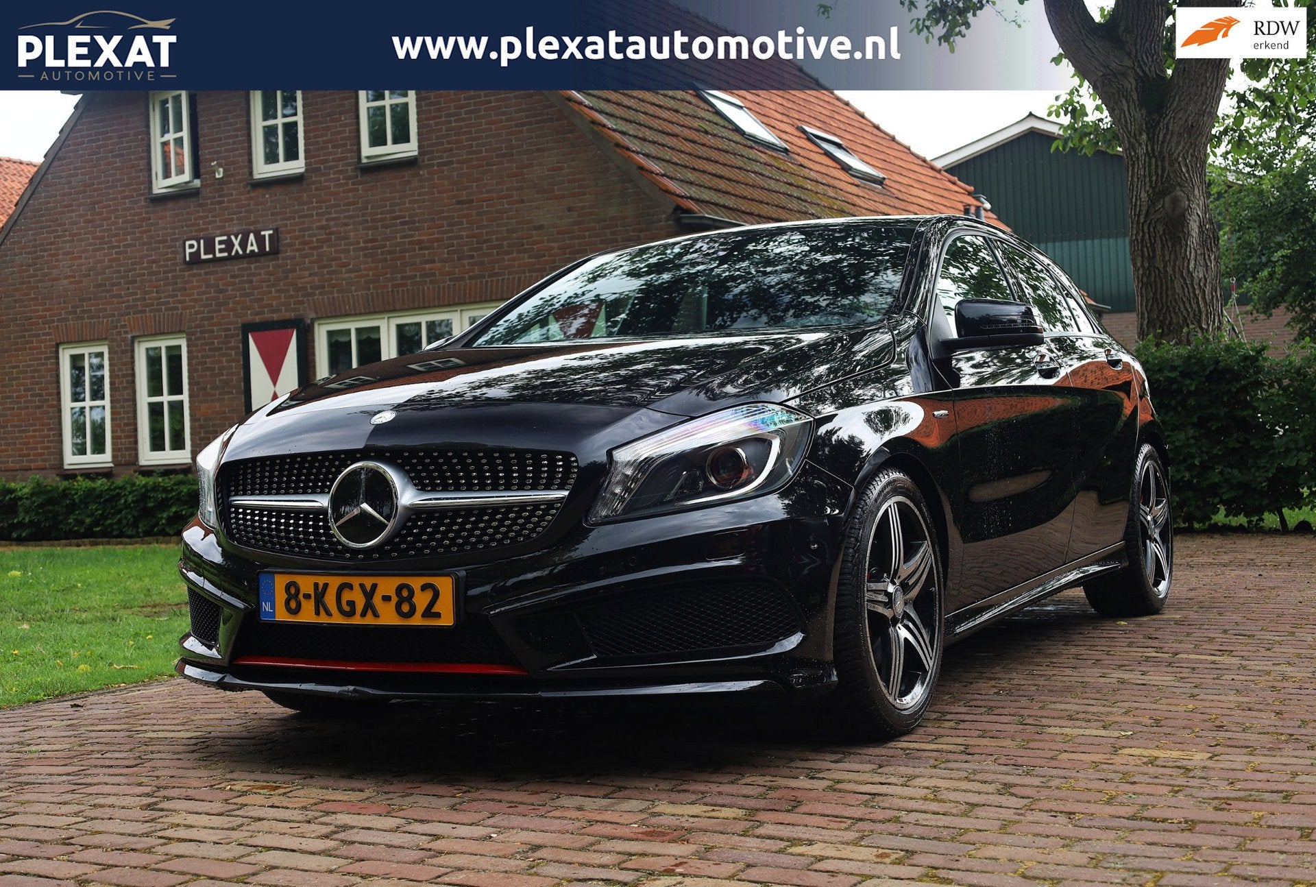 Mercedes-Benz A-klasse 250 Sport Ambition Aut. | AMG-Pakket, Auto's, Mercedes-Benz, 730 kg, Gebruikt, 4 cilinders, Zwart