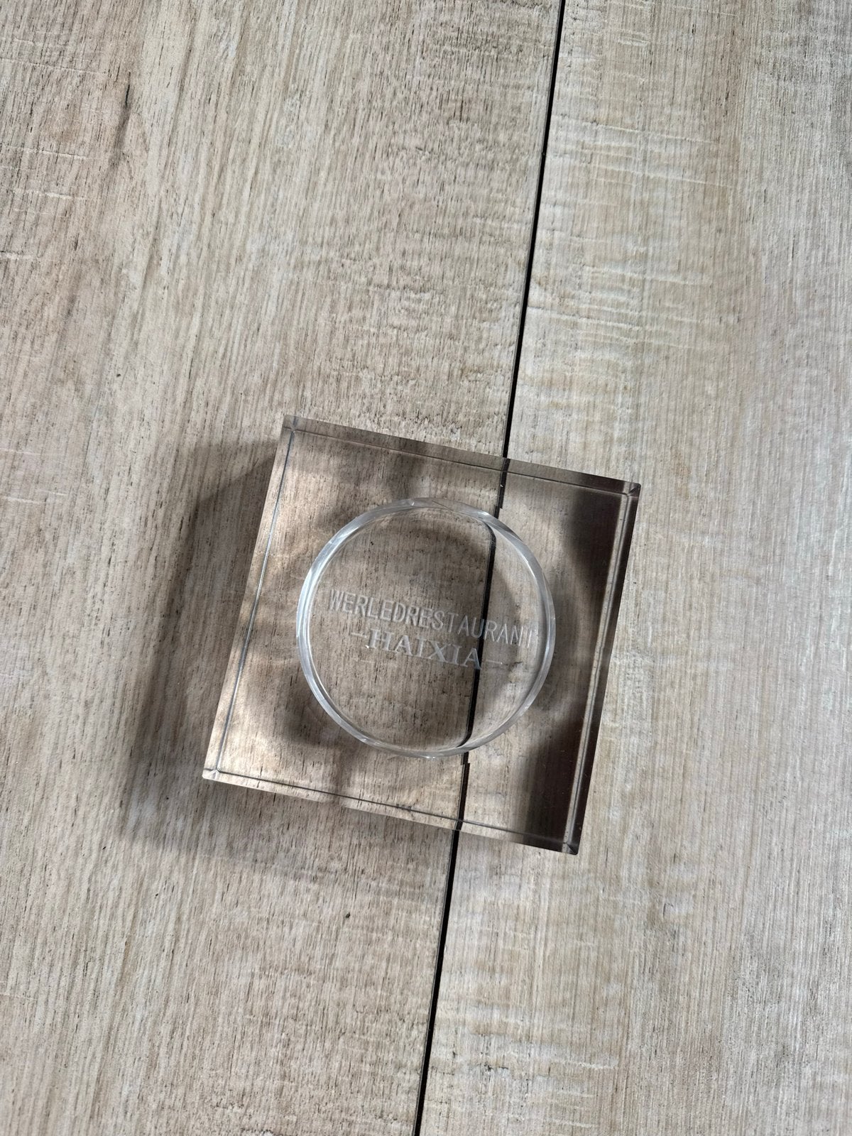 Nieuwe glazen/kristallen asbakken met logo, Ophalen of Verzenden