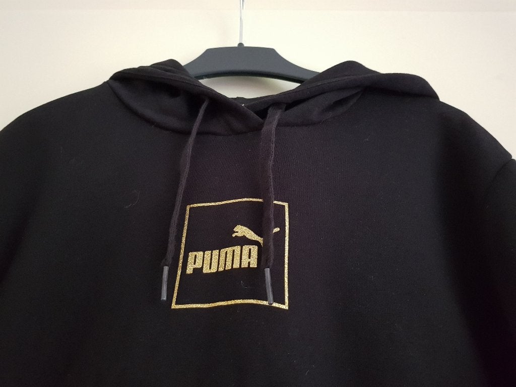 Hoodie / trui / sweater voor dames -- maat XL -- Puma, Puma, Zwart, Maat 46/48 (XL) of groter, Ophalen of Verzenden