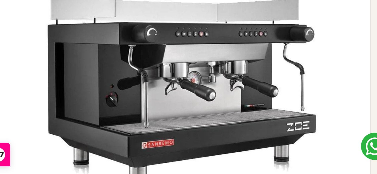 GEVRAAGD Sanremo Professionele Espresso Machine -, Witgoed en Apparatuur, Koffiezetapparaten, Stoompijpje, Espresso apparaat, 10 kopjes of meer