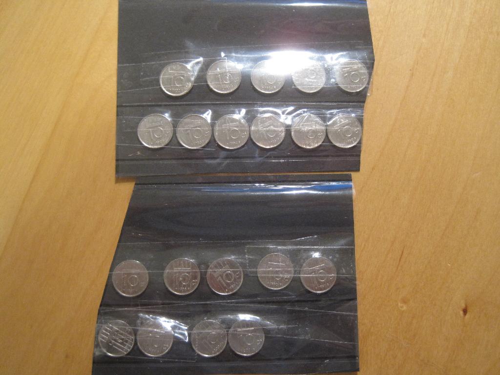 Munten Nederland, Postzegels en Munten, Verzenden, Koningin Beatrix, 10 cent, Setje