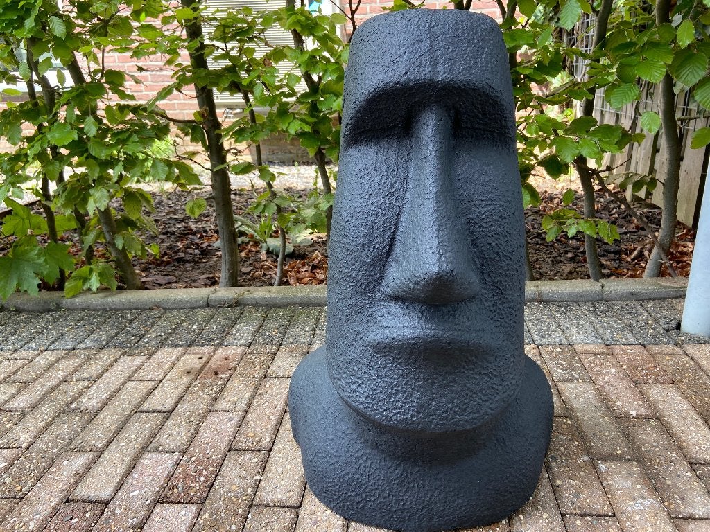 Moai ( Paaseilanden ) , hoogte 65cm, Ophalen, Nieuw, Beton, Abstract beeld