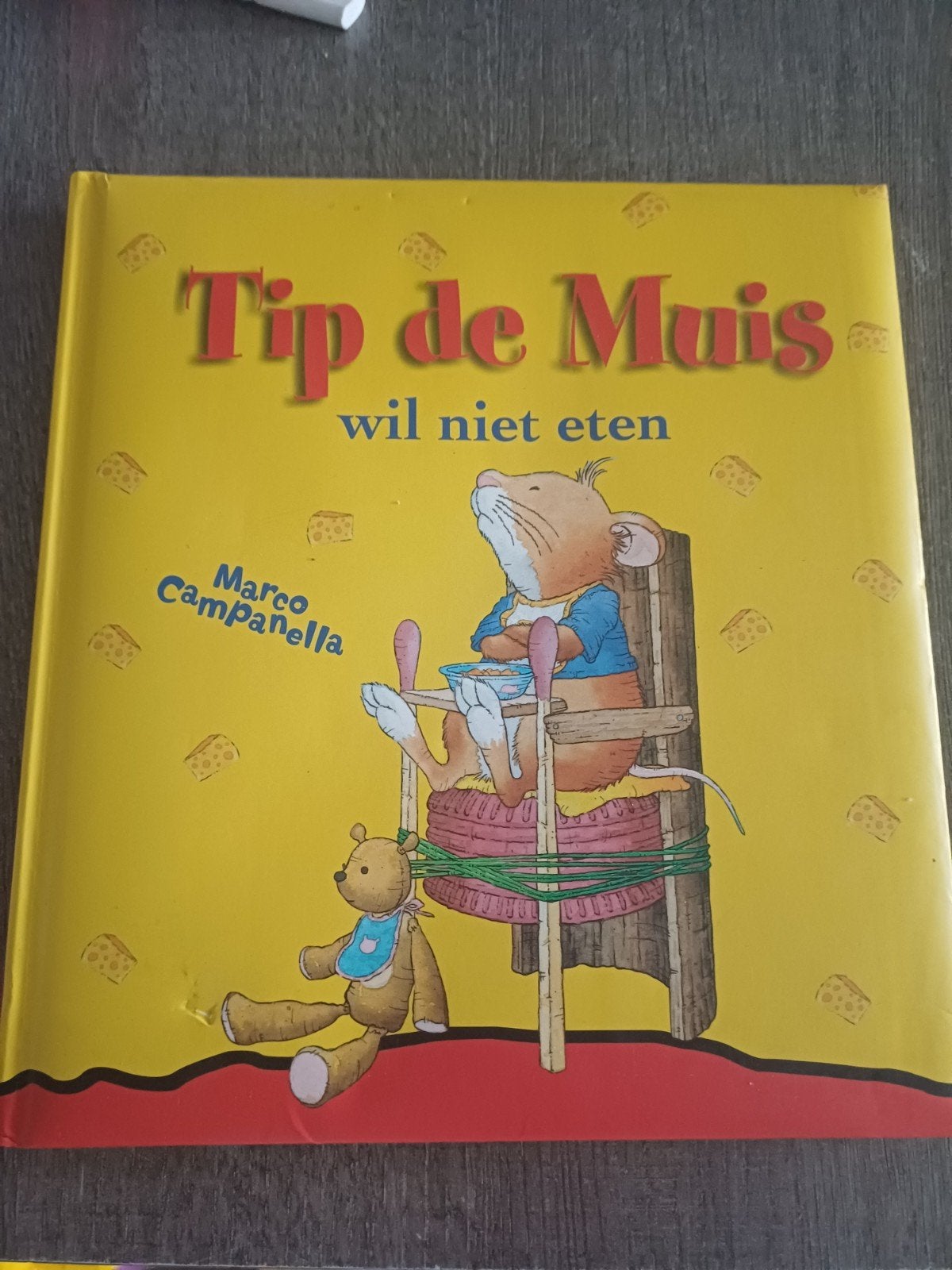 Voorleesboek Tip de Muis wil niet eten, Ophalen of Verzenden, Zo goed als nieuw, 3 tot 4 jaar