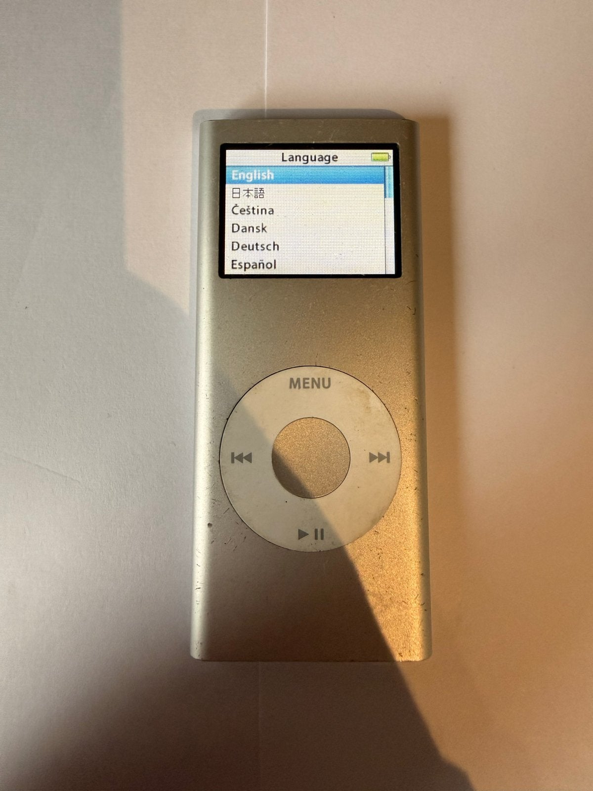 Apple iPod Nano 2e Generatie - Zilver, Gebruikt, Ophalen of Verzenden, Nano, Zilver